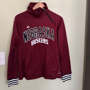 Women’s Adidas Nebraska Huskers Sweatshirt Climawarm